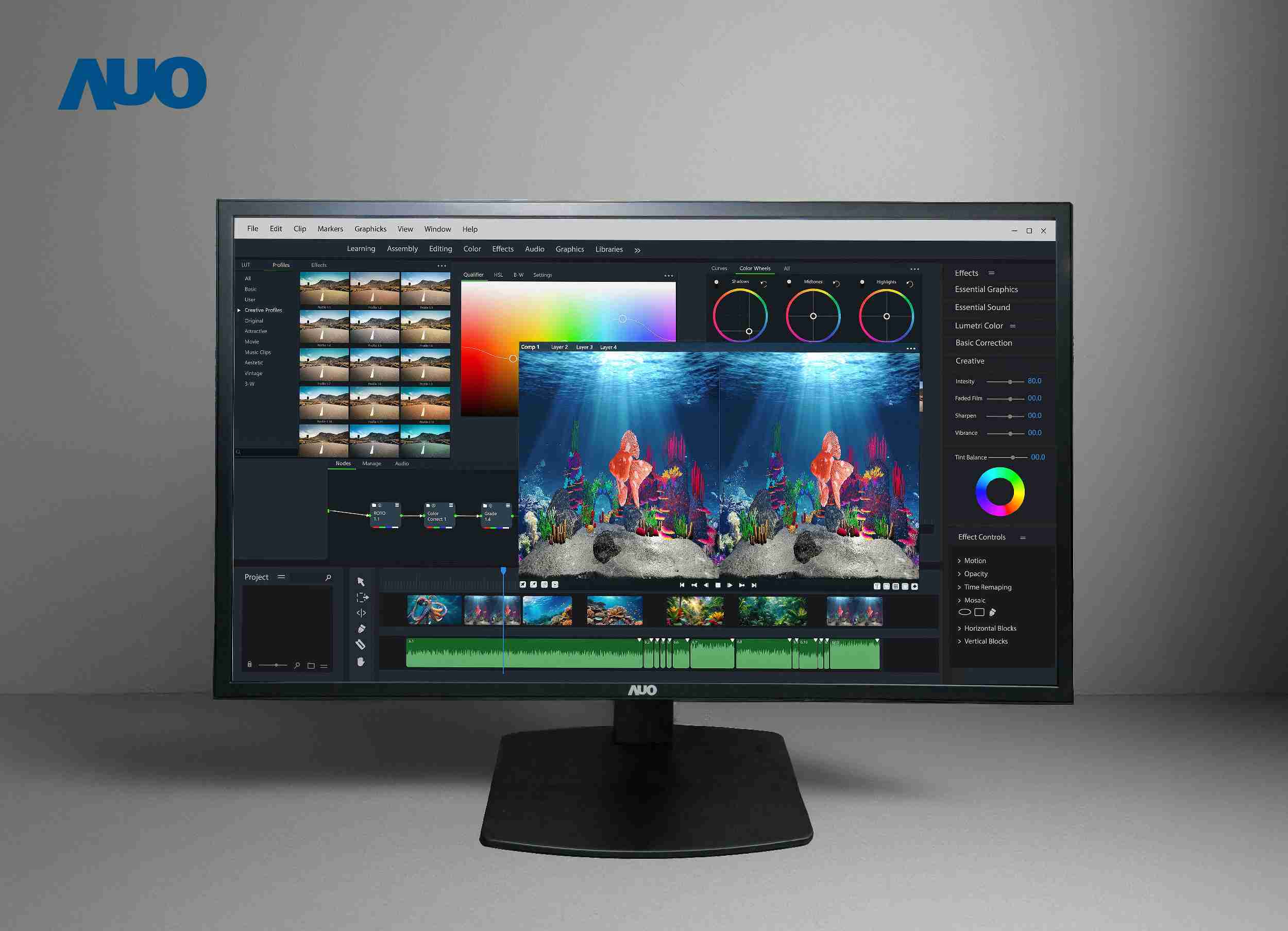 龙门国际开发32吋2D/3D专业桌上型显示器，，，拥有8K4K超高分辨率，，并以低串扰算法优化3D显示效果，，，搭载自动眼球追踪功能，，，能实时调整3D图像，，，进行实时2D与3D无缝共存窗口，，提供图像设计工作者突破二维接口的崭新工作氛围与效率
